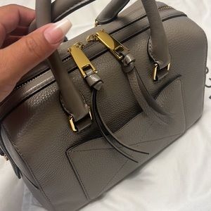 Bauletto small bag satchel with gold hardware